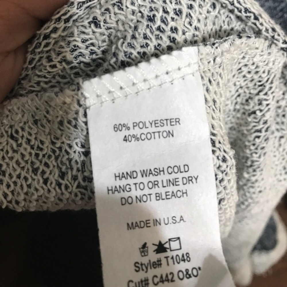 Navy Blue Speckled Choker Sweater - Picture 2 of 8